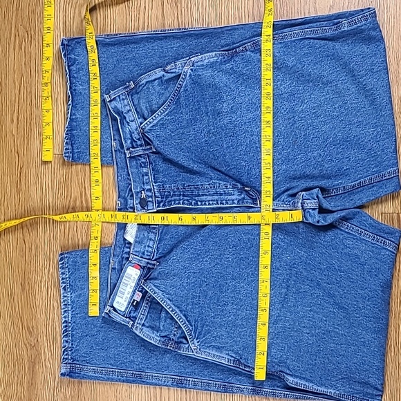 CARHARTT 36x32 STRAIGHT MEN'S CARPENTER 2018 DENIM FADED BLUE WIDE LEG JEANS - Picture 4 of 8